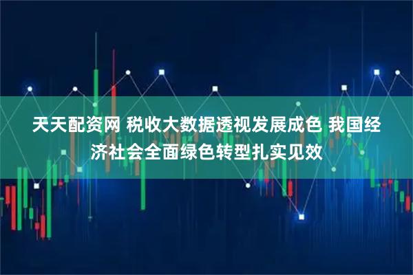 天天配资网 税收大数据透视发展成色 我国经济社会全面绿色转型扎实见效