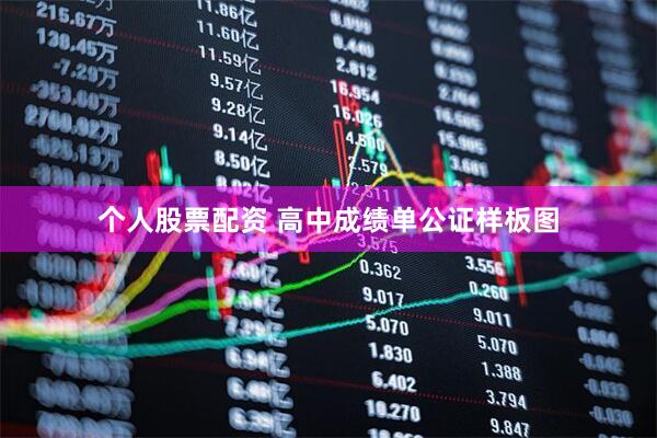 个人股票配资 高中成绩单公证样板图